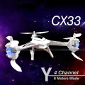 Nouveau Type Drone Cheerson CX-33,2.4g 3D Roulement Tricoptère Haute Tenue 4ch 6axis Moyen Rc Drone